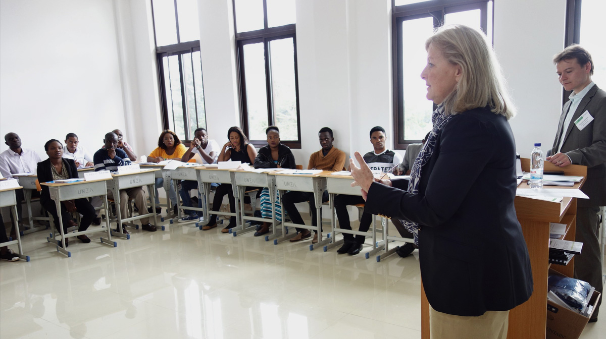 Teaching at the University of<br>Zambia School of Law