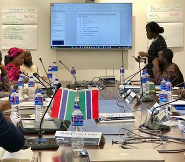 Building Trial Advocacy Skills in The Gambia