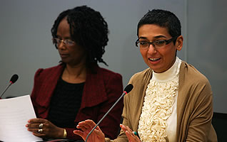 Zainab Salbi speaks about violence against women